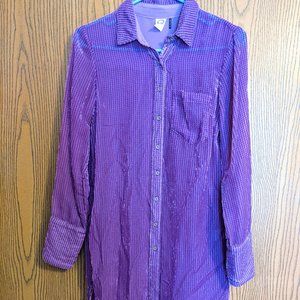 Anthropologie, Purple long shirt